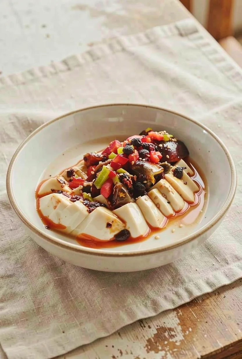 Century Egg with Silken Tofu