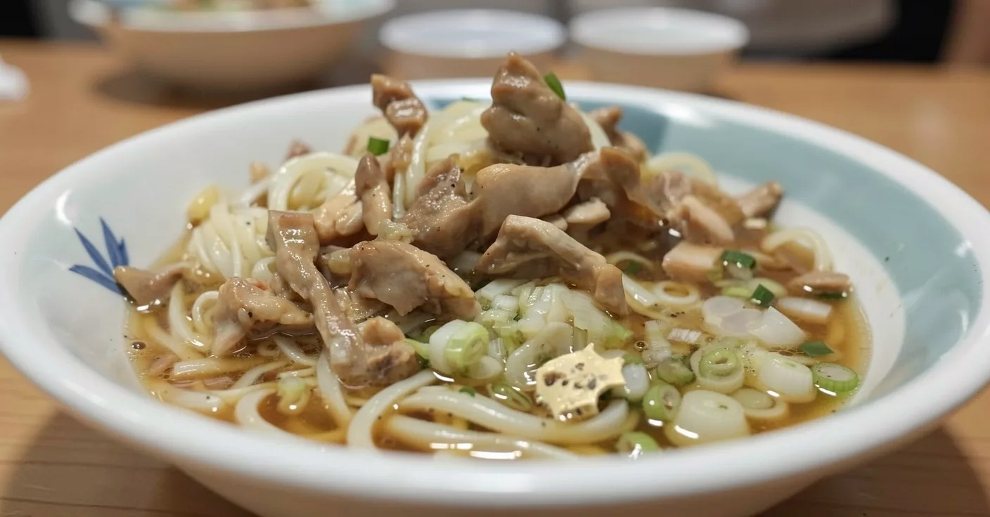 雞腿肉烏冬