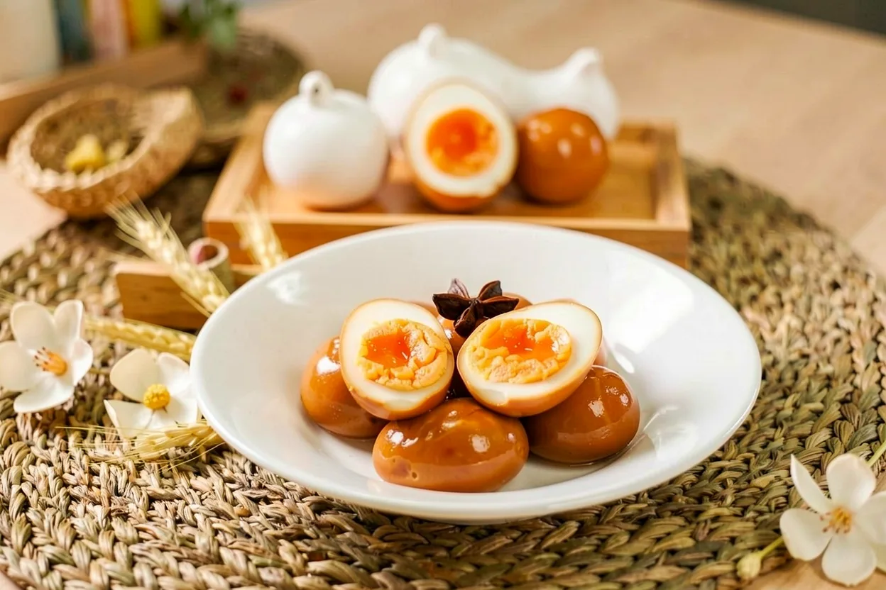 Cola Soft-Boiled Marinated Eggs