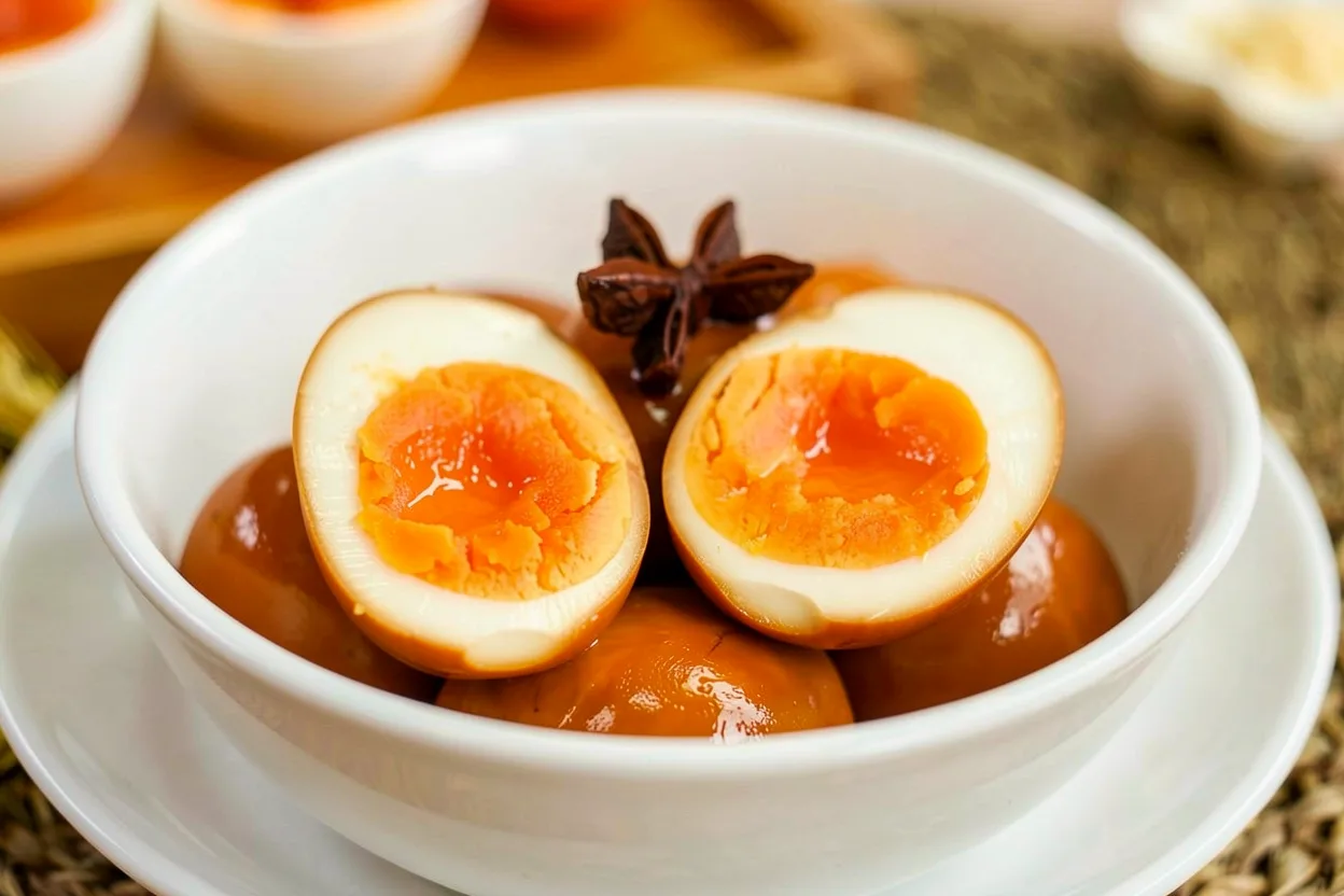 Cola Soft-Boiled Marinated Eggs