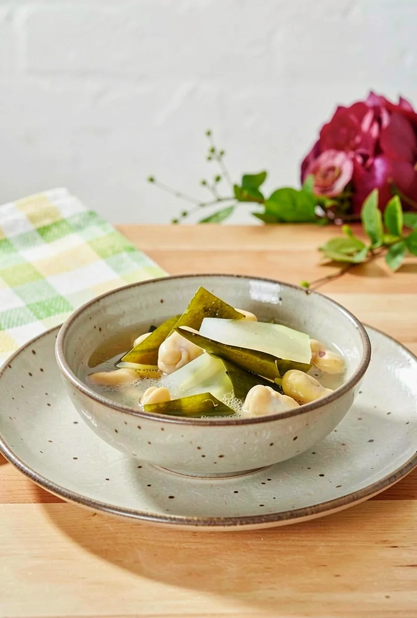 Kombu, Winter Melon, and Broad Bean Soup