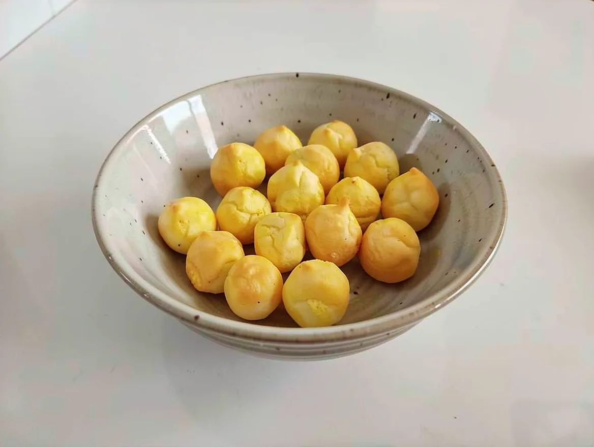 No-Milk-Powder Pumpkin Baby Puffs (Oil-Free, Sugar-Free)