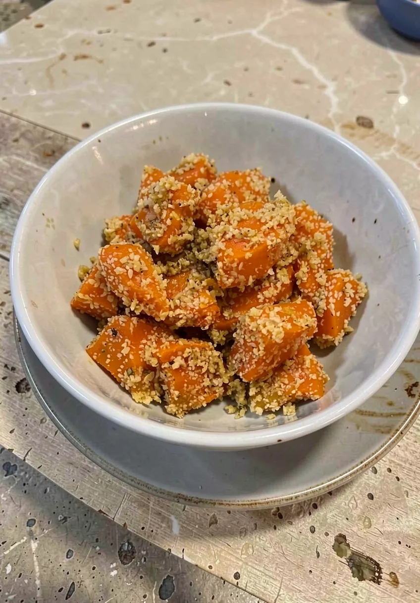 White Sesame Carrots for Bento