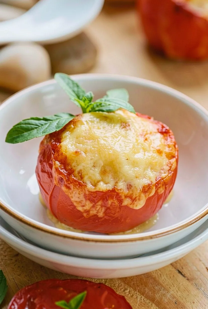 Cheesy Tomato-Stuffed Mashed Potato