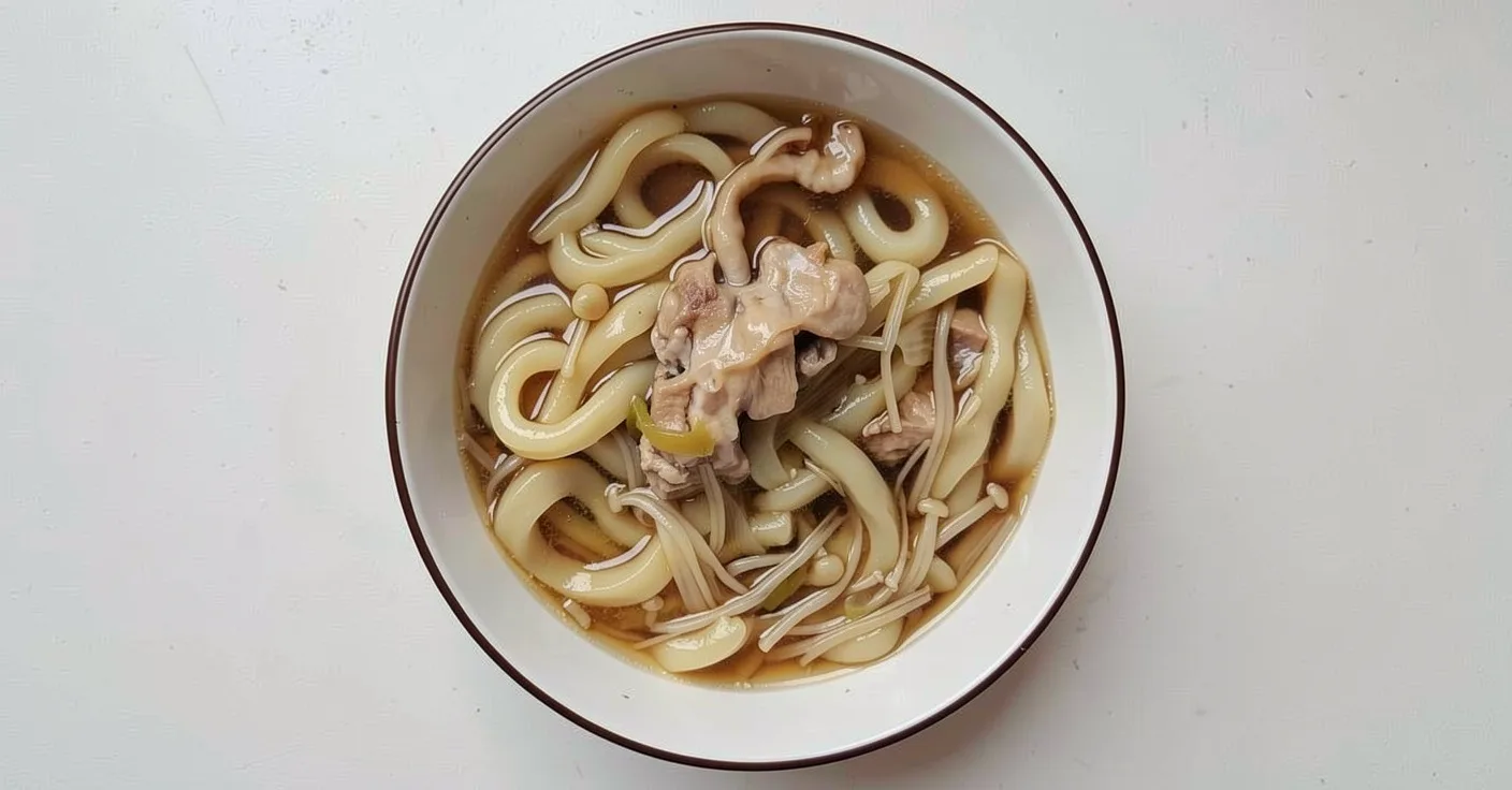 雞肉烏冬（湯麵或悶煮均可）
