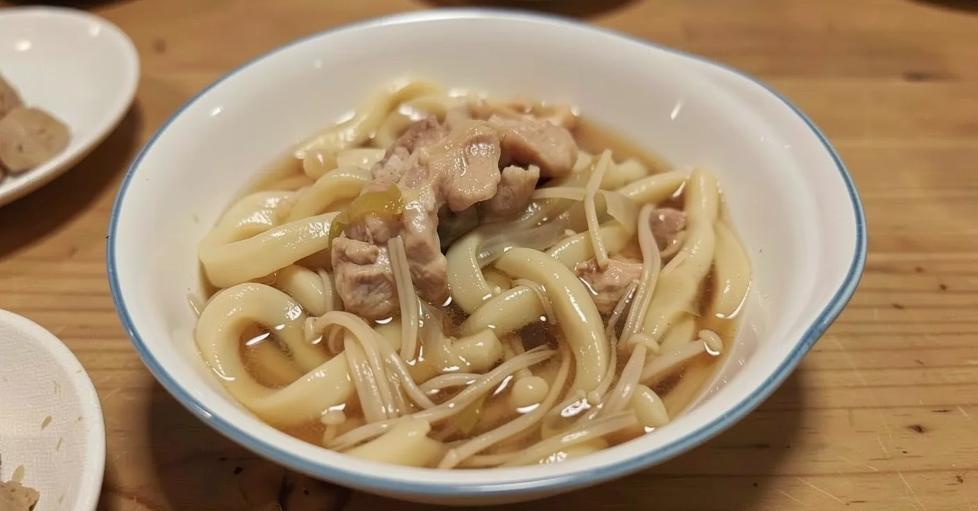 雞肉烏冬（湯麵或悶煮均可）