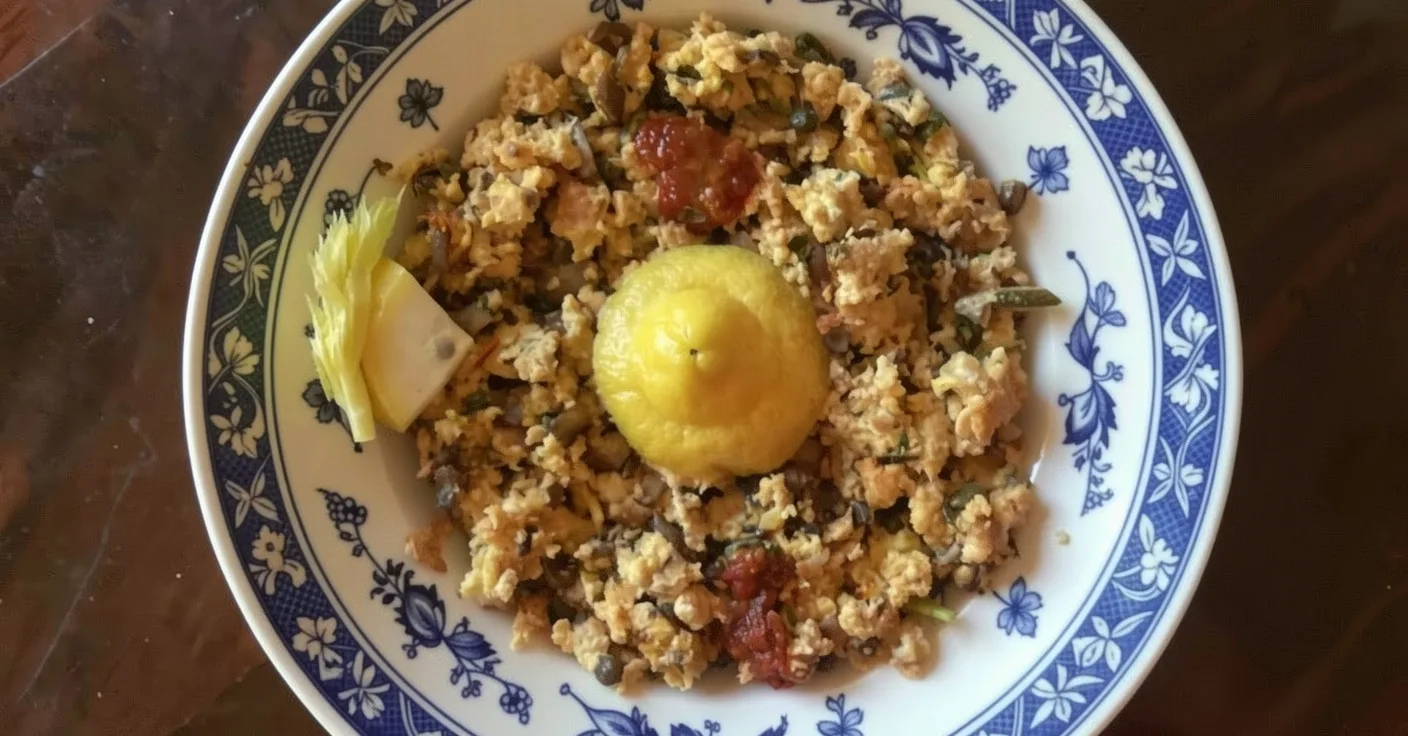 California Farm Salmon Scramble Breakfast