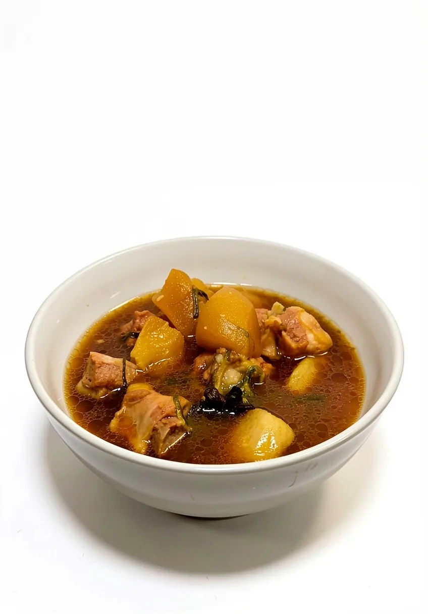 Braised Pork Ribs with White Radish