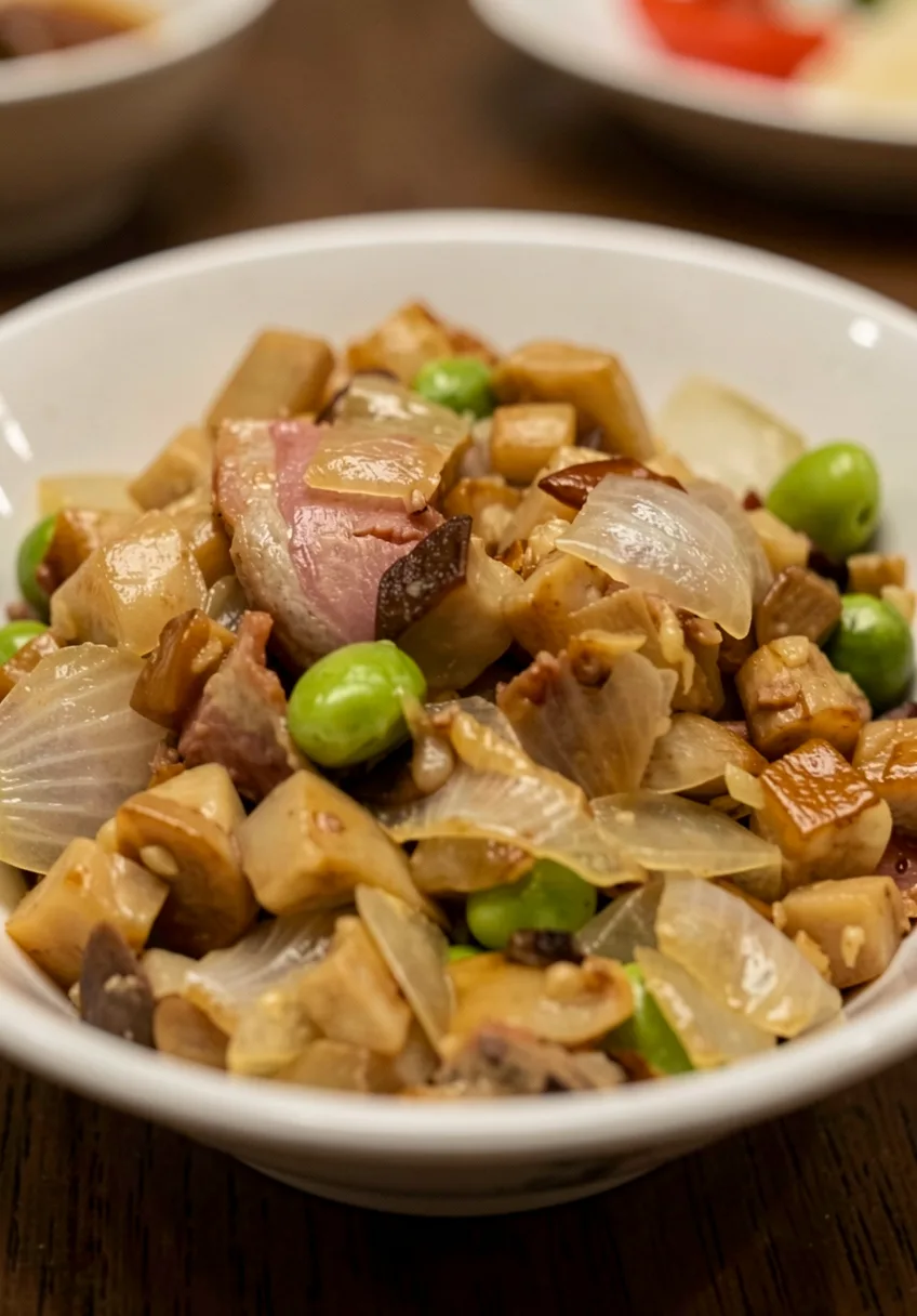 Garlic Butter Bacon King Oyster Mushrooms