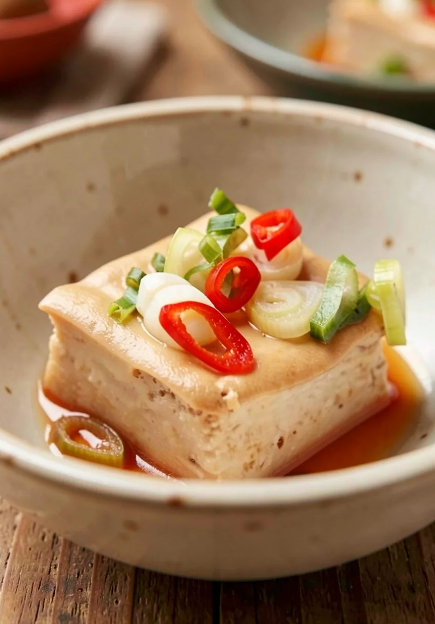 Green Onion Braised Tofu