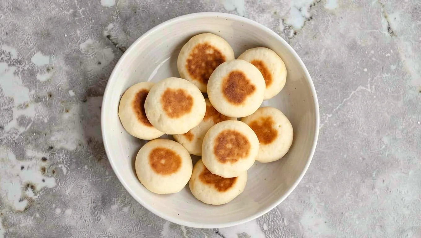 Chinese Yam Mini Pancakes