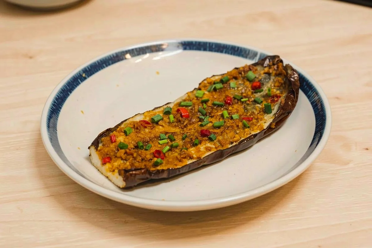 Garlic Roasted Eggplant