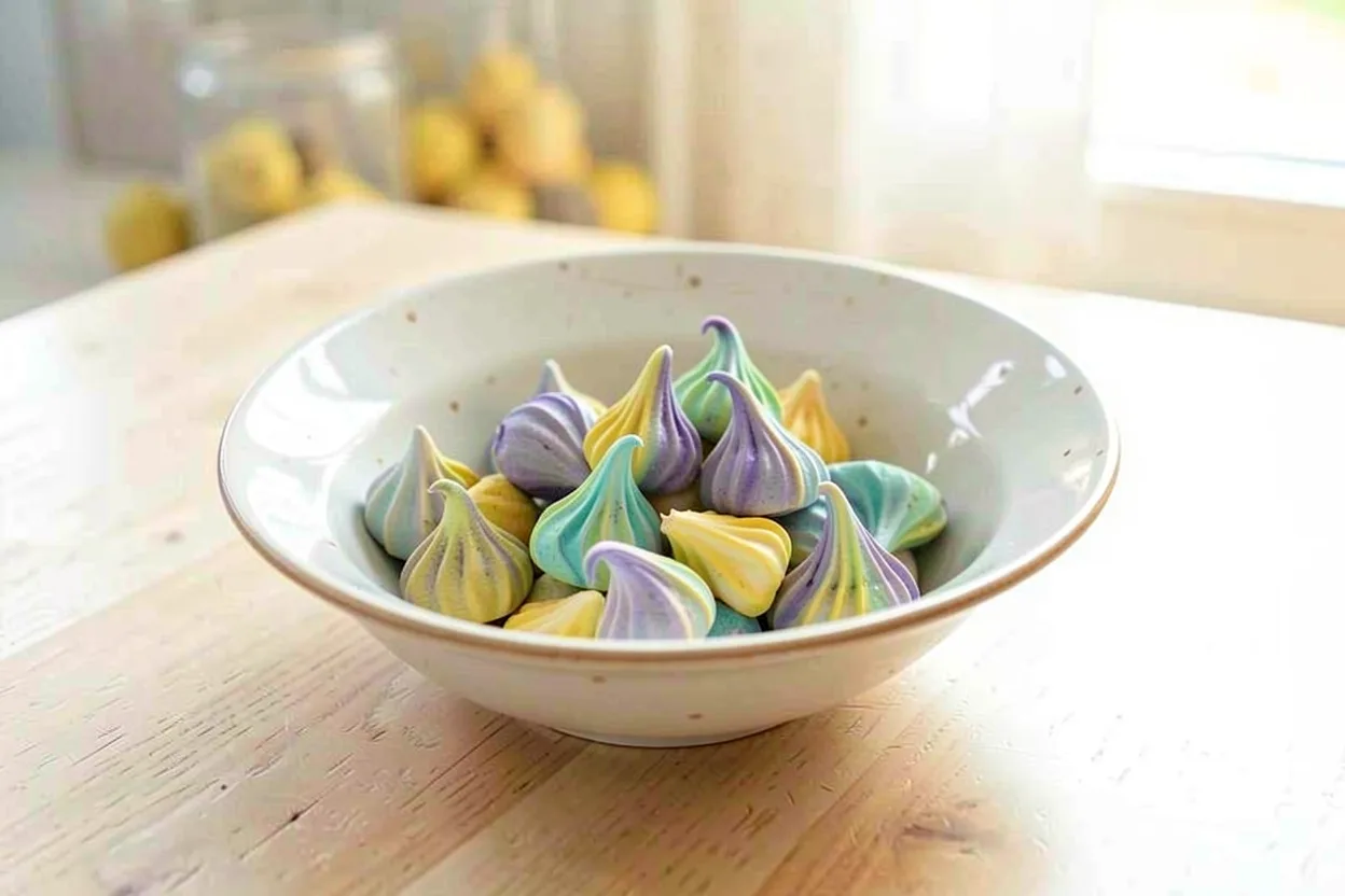 Colourful Meringue Drops