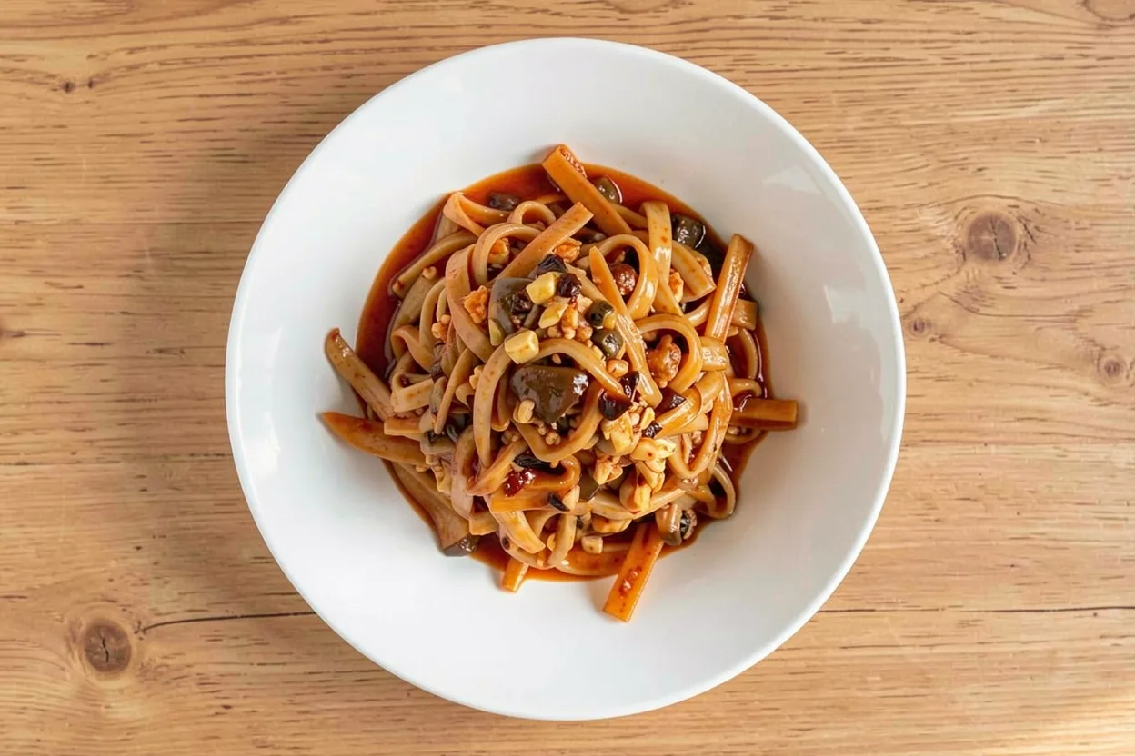 Cold-Dressed King Oyster Mushrooms